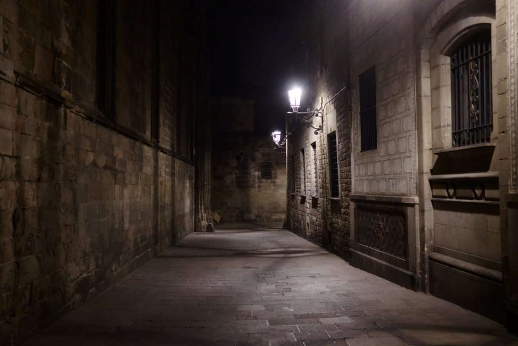 Gothic Quarter Gothic Quarter by night